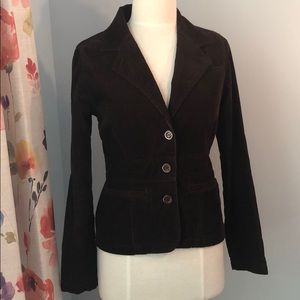 Corduroy fitted blazer